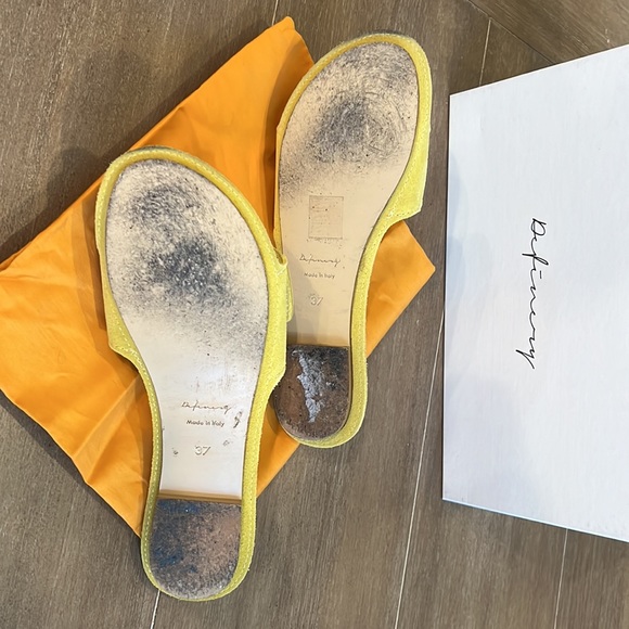 Definery Loop Sandal in Mimosa. - Picture 5 of 5